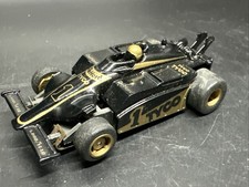 Tyco 440x2 F1/Indy Die Hard Goodyear 1 Black Gold HO Slot Car Missing Rear Wing