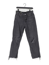 GRLFRND Women's Jeans W 28 in Black 100% Cotton Boyfriend