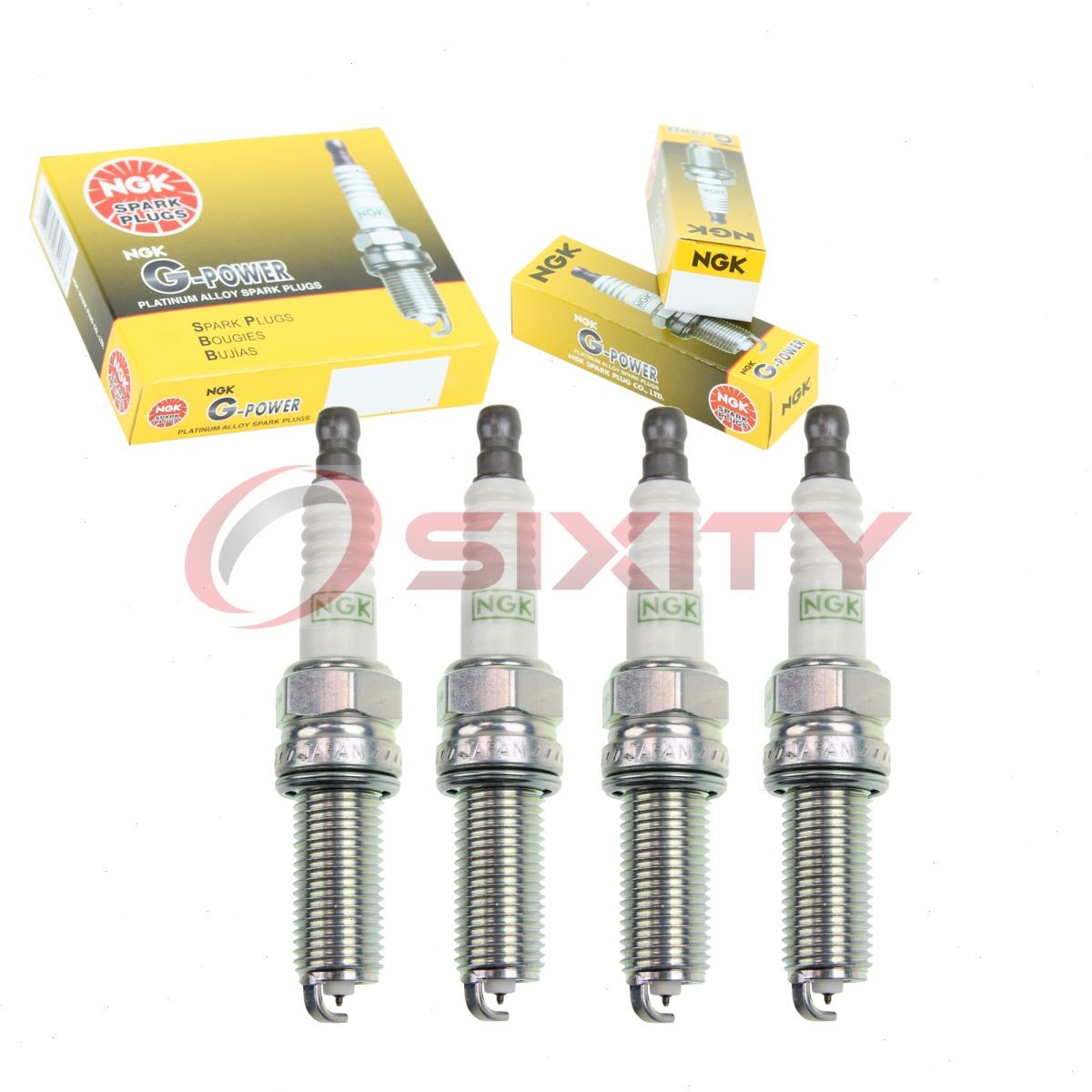 4 pc NGK G-Power Spark Plugs for 2013-2015 Acura ILX 2.0L 2.4L L4 Ignition hq