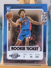 2021-22 Panini Contenders Optic Basketball Cade Cunningham Rookie Ticket