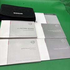 2019 Nissan Altima Sedan Owners Manual With Case