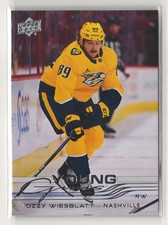 2025-26 Upper Deck Series 1 Ozzy Wiesblatt Young Guns Rookie #212