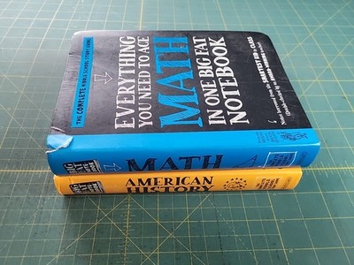The Complete Middle School Study Guide -2 Books -American History & Math