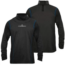 Sherwood: Long Sleeve with Intergrated Neck Guard Black - Junior [Sporting Goods