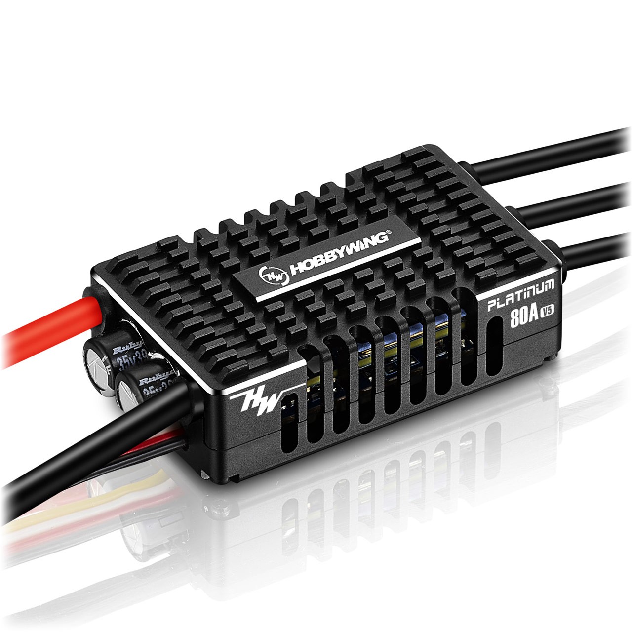 Hobbywing HW30203201 Platinum Pro 80A Controller V5 3-8S, 8A BEC