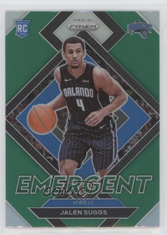 2021-22 Panini Prizm Emergent Green Prizm Jalen Suggs #12 0z2o