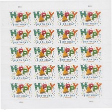 2021 USPS SHEET OF 20 FIRST CLASS LETTER STAM...