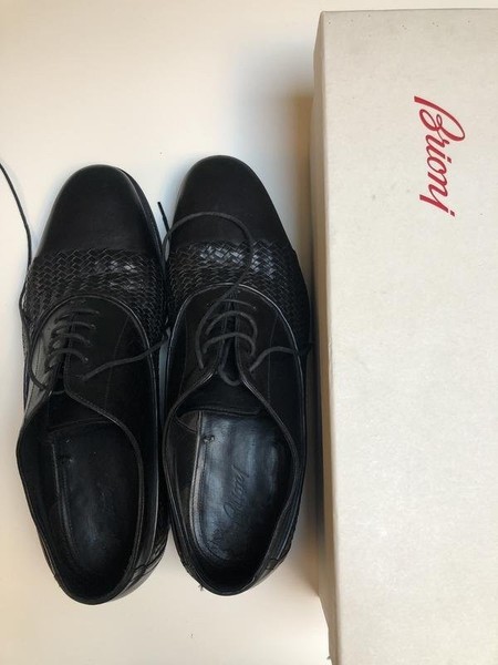 Men Brioni Heels Black 41.5