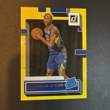 2022-23 Panini Donruss - Rated Rookie Bennedict Mathurin #206 Yellow. C917.17