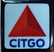 Vintage CITGO Gas Oil Embroidered Racing Jacket Vest Shirt PATCH