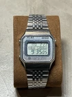 Vintage Seiko Alba Y770 Alarm Chronograph Digital Watch New Battery 33mm