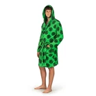 Celtic FC Mens Dressing Gown Hooded Fleece Bath Robe Official Merchandise S-XL