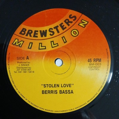 Berris Bassa - Stolen Love, 12'', (Vinyl)