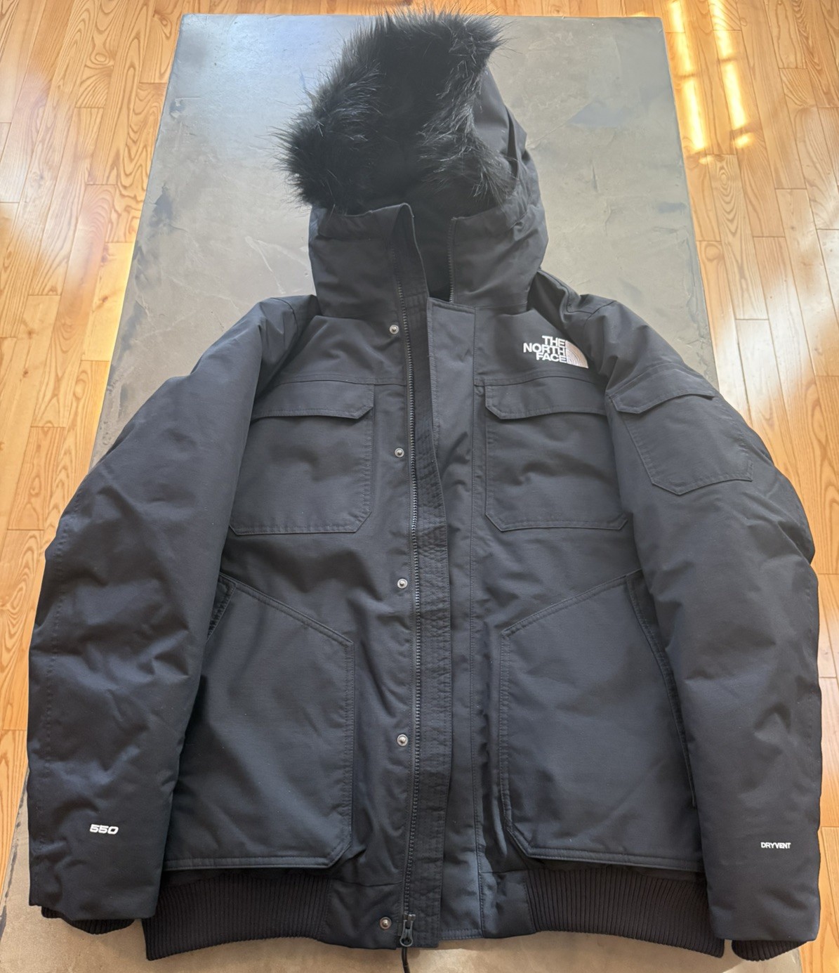 Lll 550 Down Goose Tnf Black Size Xl