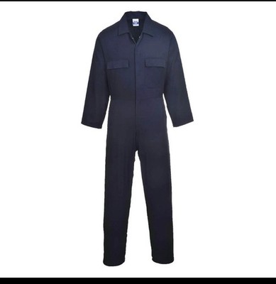 Portwest S998 Euro Cotton Boilersuit Navy Blue XL - 31''