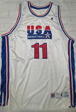 Champion 1992 Summer Olympic Games USA Basketball Jersey #11 Malone White S. 60