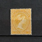 FALKLAND ISLANDS SG 33 6D ORANGE YELLOW M/MINT CAT £350