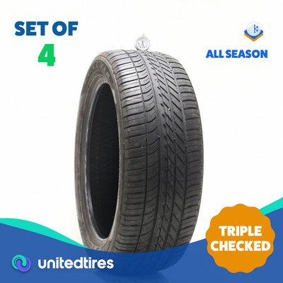 Set of (4) Used 235/50R20 Goodyear Eagle F1 Asymmetric AT SUV 4X4 JLR (1650O)