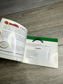 Nintendo NES Instruction Manual Classic Concentration