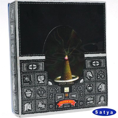 SUPER HIT von Satya BNG Earth 12x 12 RäucherKEGEL BIG PACK Dhoop Cones
