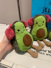 18CM Jellycat Toastie Amuseable Avocado Christmas Plush Doll Tag + Dust Bag 1PCS