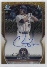 2023 Bowman Draft Gold Shimmer Refractor 39/50 Cam Fisher #CDA-CFI Auto n8e