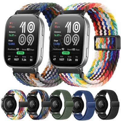 Armband Für Amazfit Bip 6 5 GTS 4 Mini GTR 4 3 2 42 47mm Pro Magnet Nylon Band