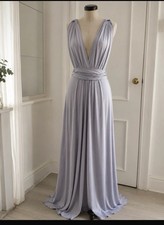 Monsoon Women’s Multiway Bridesmaid Dress Size Uk24New with Tag Pale Blue Colour