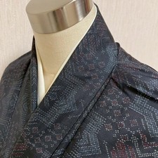 Kimono KJ2551 Oshima Tsumugi Height 157.5cm Pure Silk