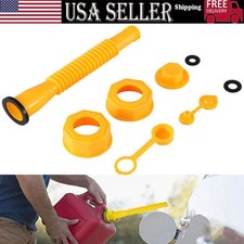 Replacement Gas Can Spout Nozzle Vent Kit for Plastic Gas Cans Old Style Cap