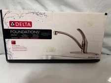 Delta Foundations Single-Handle Standard Kitchen Faucet Stainless B1310LF-SS