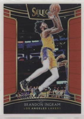 2018-19 Panini Select Concourse Red Prizm /199 Brandon Ingram #44 5yi