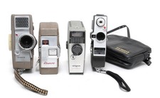 Lot 4 x Movie Cameras Konica - Revere - Argus - Yashica Yashimat S