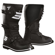 Bottes Moto Cross Shot Race 2 Kid Noir Gris Enduro Offroad NERO BAMBINO