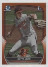 2023 Bowman Draft Chrome Orange Refractor /25 Kiefer Lord #BDC-137