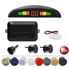 Car Parking Sensor Kit 22mm LED Screen Reverse RadarSound Alert Indicator System