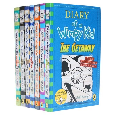 Diary of a Wimpy Kid (Book 12-18) By Jeff Kinney 7 Books - Ages 7+ - Paperback