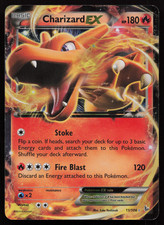 charizard ex pokemon card 2014 XY29 Black Star Promos - proof acrylic case and featuring a striking image of the captivating character 2014 Pokemon Card - Charizard