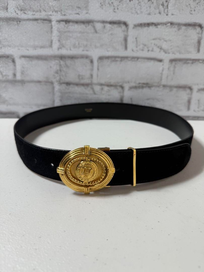 Celine Belt Triomphe Gold Buckle Shipped from Japan | eBay