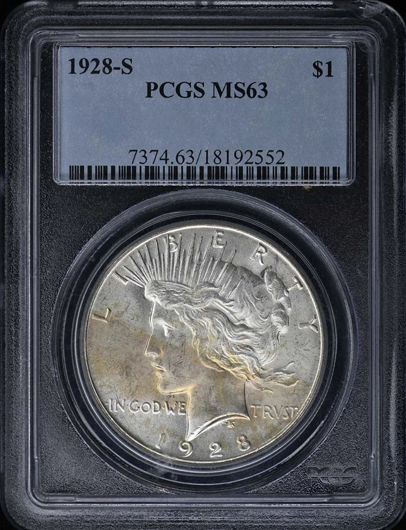 MS 63 Graded 1928 Year Peace Dollars (1921-1935) for sale | eBay