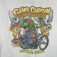 Harley Davidson Tank Top Men’s 2 X Large Grand Canyon Arizona Bona Fide Cotton