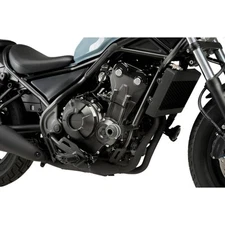 PUIG SIDEWALK PADS MOD. VINTAGE 2.0 FOR HONDA CMX500 REBEL 17-19 BLACK