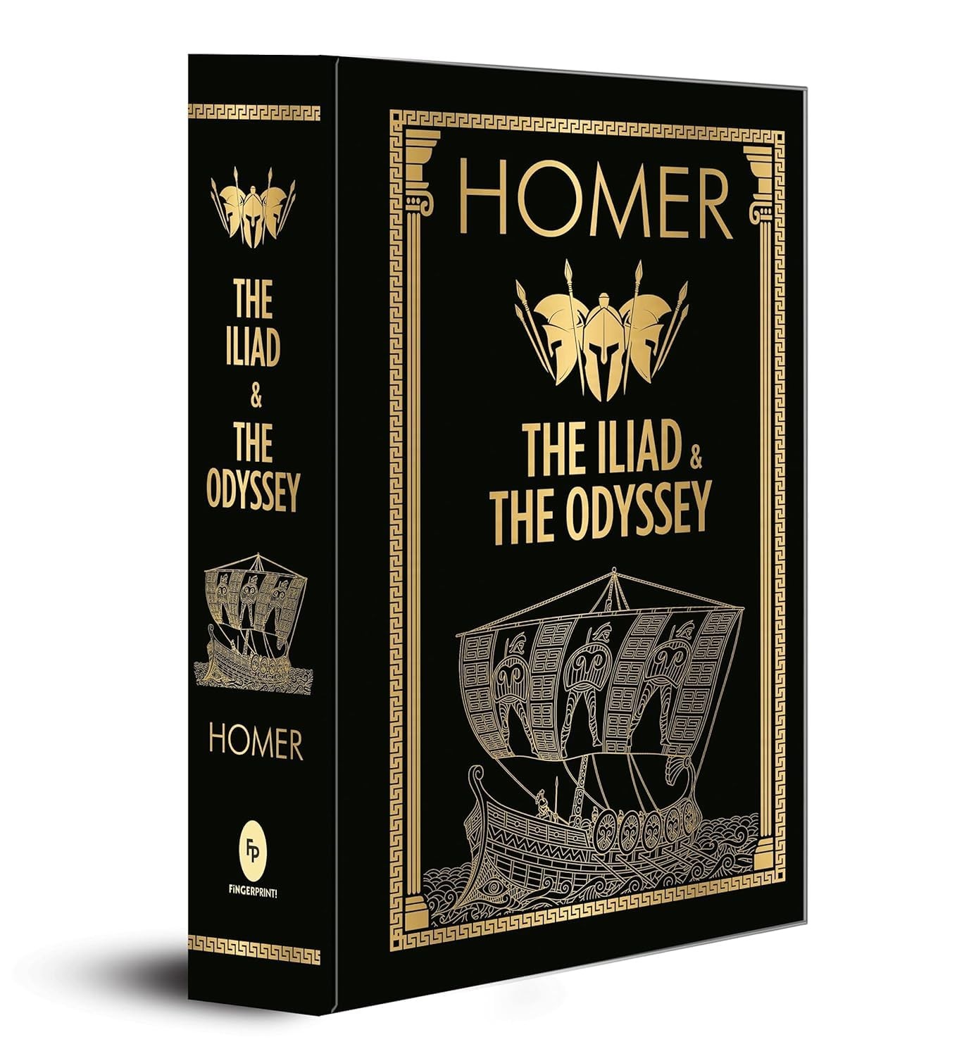 HOMER: The Iliad & the Odyssey (Deluxe Hardbound Edition) by Homer - Image 3