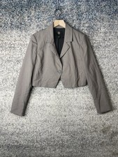 House of Harlow 1960 Blazer Brown Tan Plaid Women s Medium