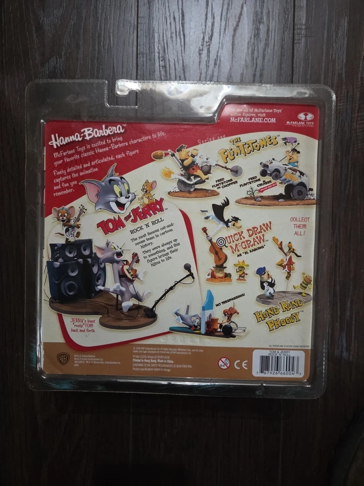 Figura Coleccionable McFarlane Toys Tom y Jerry Hanna-Barbera Serie 1 Foto 2 de 3