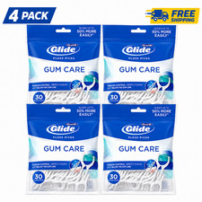 Oral-B Glide Gum Care Dental Floss Picks, Good for Back Teeth, 30 Ct