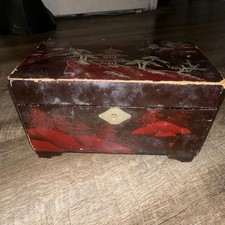 Lockable Wooden Jewelry Box, Rectangle Brown ...