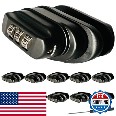 Lockforall Gun Trigger Lock 3 Digit Set Own Combination Lock Password-