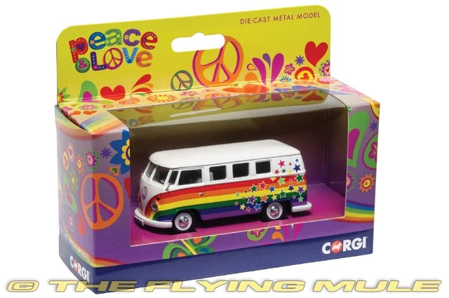 Cámper VW Corgi 1:43 paz amor y deseos Foto 2 de 2