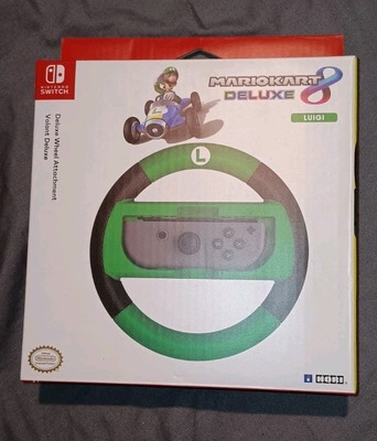 HORI Official Nintendo Switch Mario Kart 8 Deluxe Wheel Luigi Version